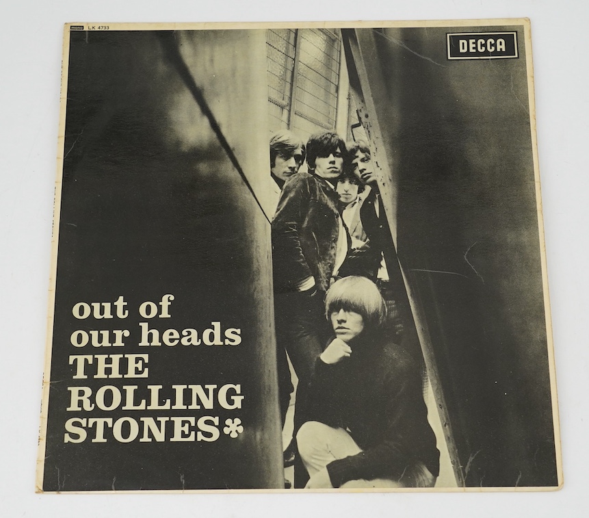 The Rolling Stones; Out of Our Heads, mono on Decca LK4733, ARL-6973-8B. Condition - fair, some surface scratches and wear to sleeve